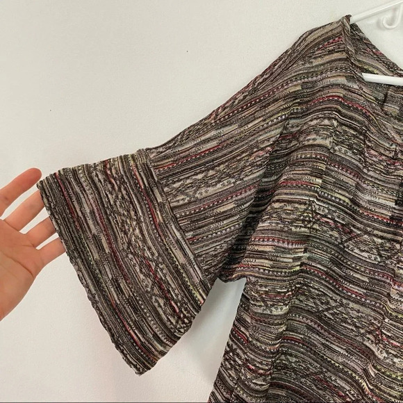 Patterson J Kincaid Earthy Tunic Dress Womens Size Small Tan Multi Multicolored - Picture 7 of 13